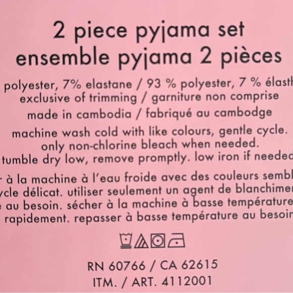 Kate Spade 2pc Velour Pyjama Set - Picture 4 of 5